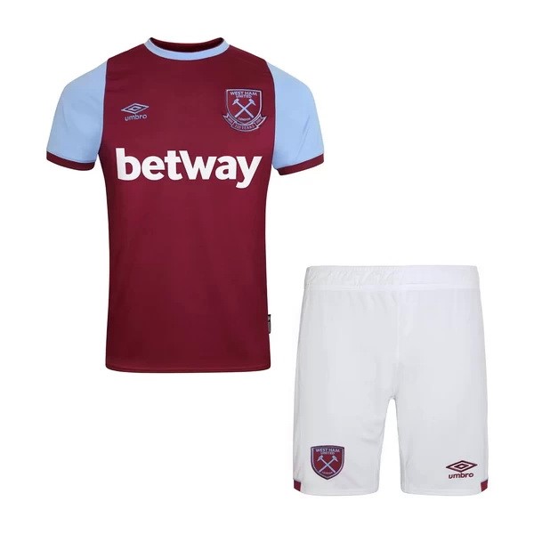 Maillot Football West Ham United Domicile Enfant 2020-21 Rouge